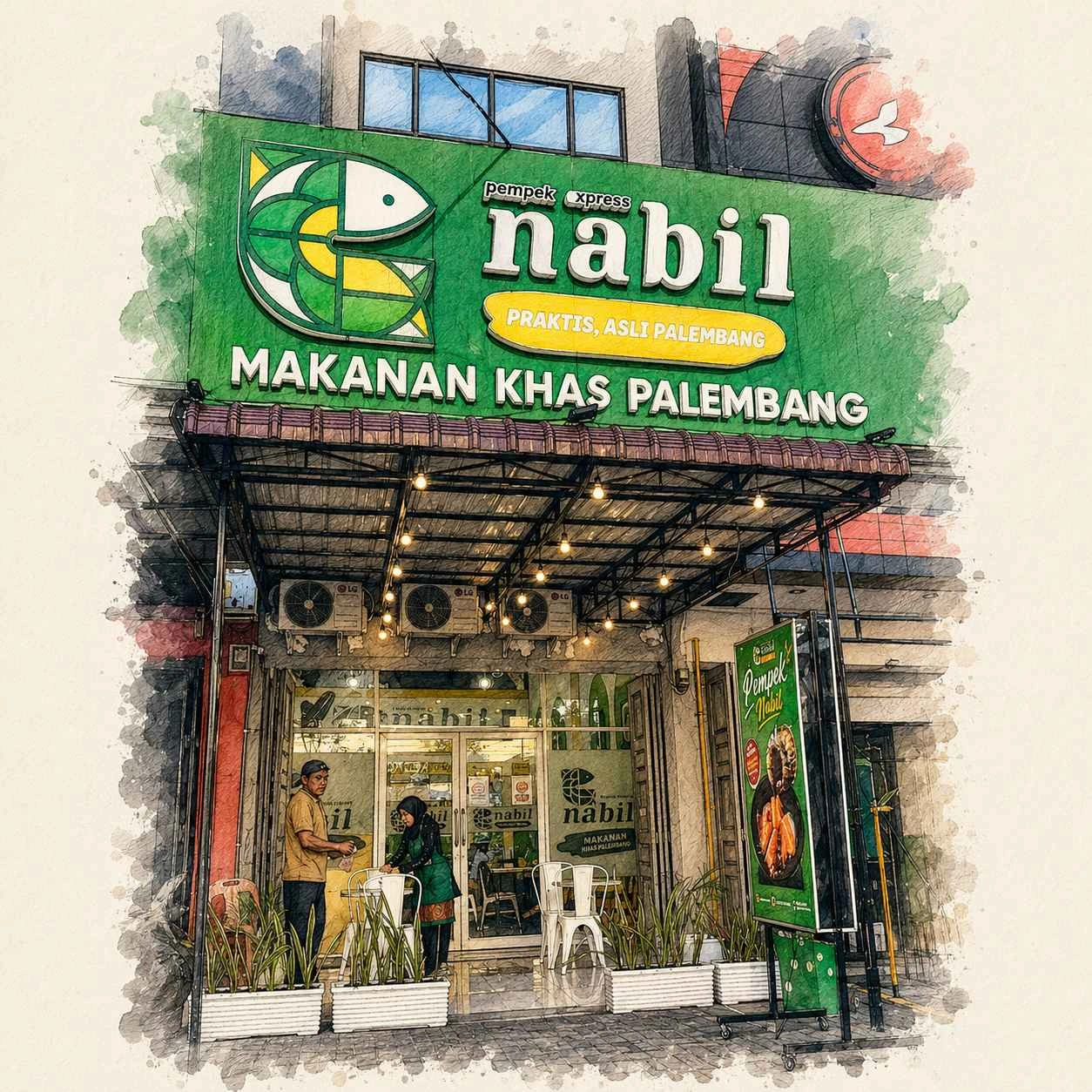 Pempek Nabil Krakatau Medan